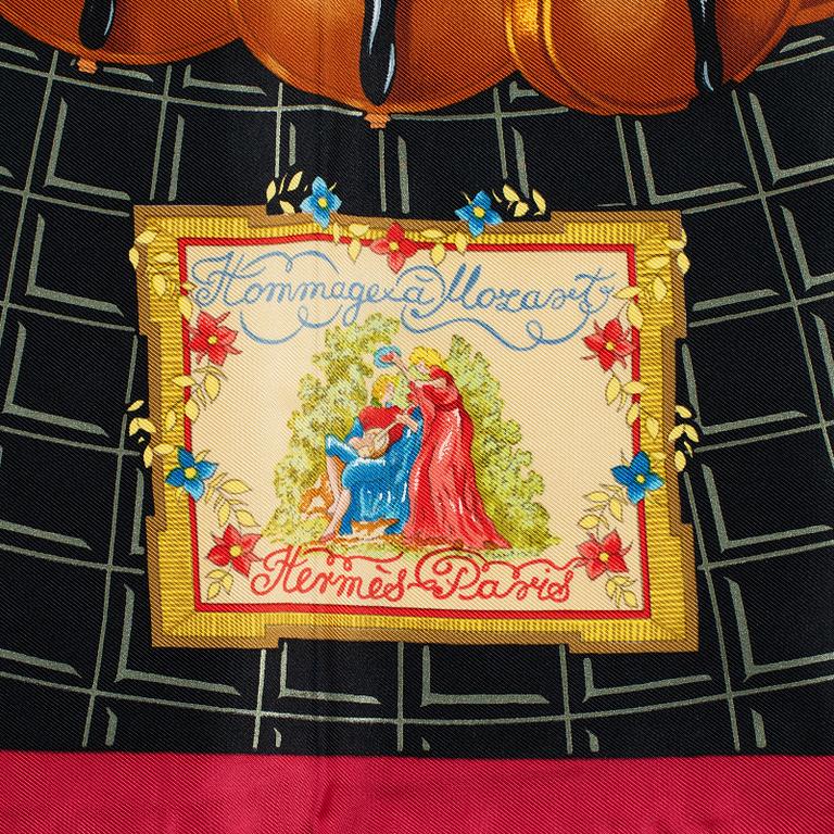 Hermès, scarf, "Hommage à Mozart".