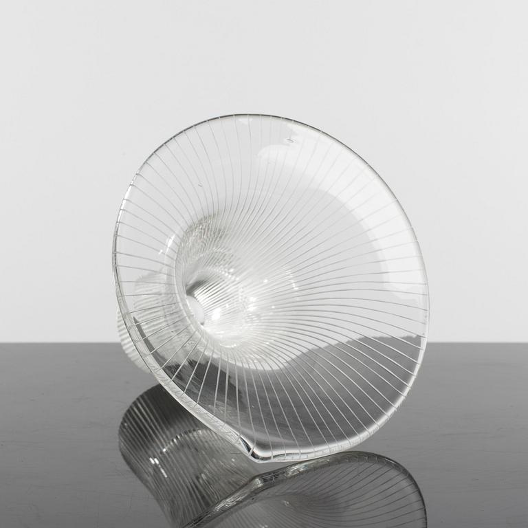 VAS, glas, "Kantarelli", Tapio Wirkkala, Iittala, Finland, 1955, signerad och datera undertill.