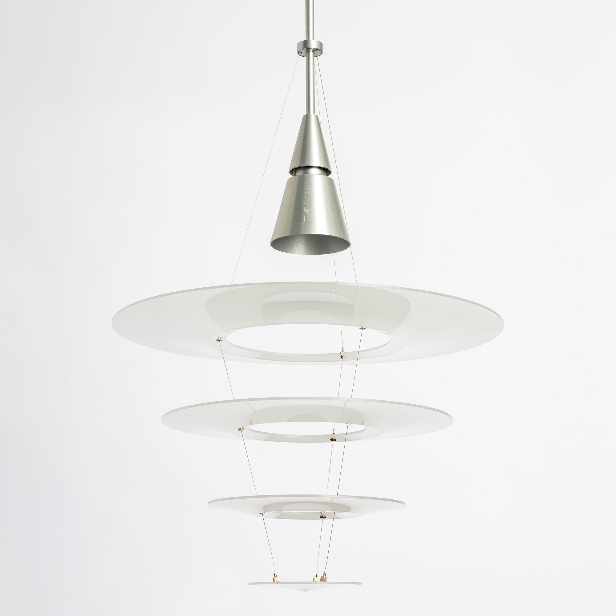 Shoichi Uchiyama, pendant lamp, "Enigma" for Louis Poulsen Denmark, late 20th century.