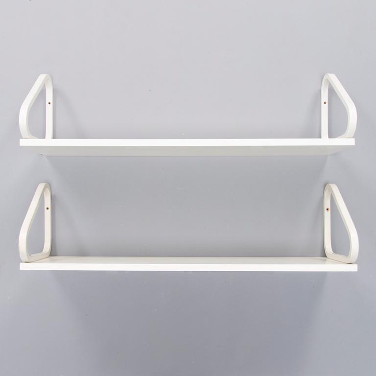 ALVAR AALTO, Two late 20th century shelves for Artek.