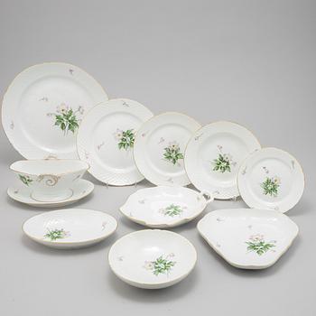A 57 piece dining service, 'Äppelblom', Bing & Grøndahl.