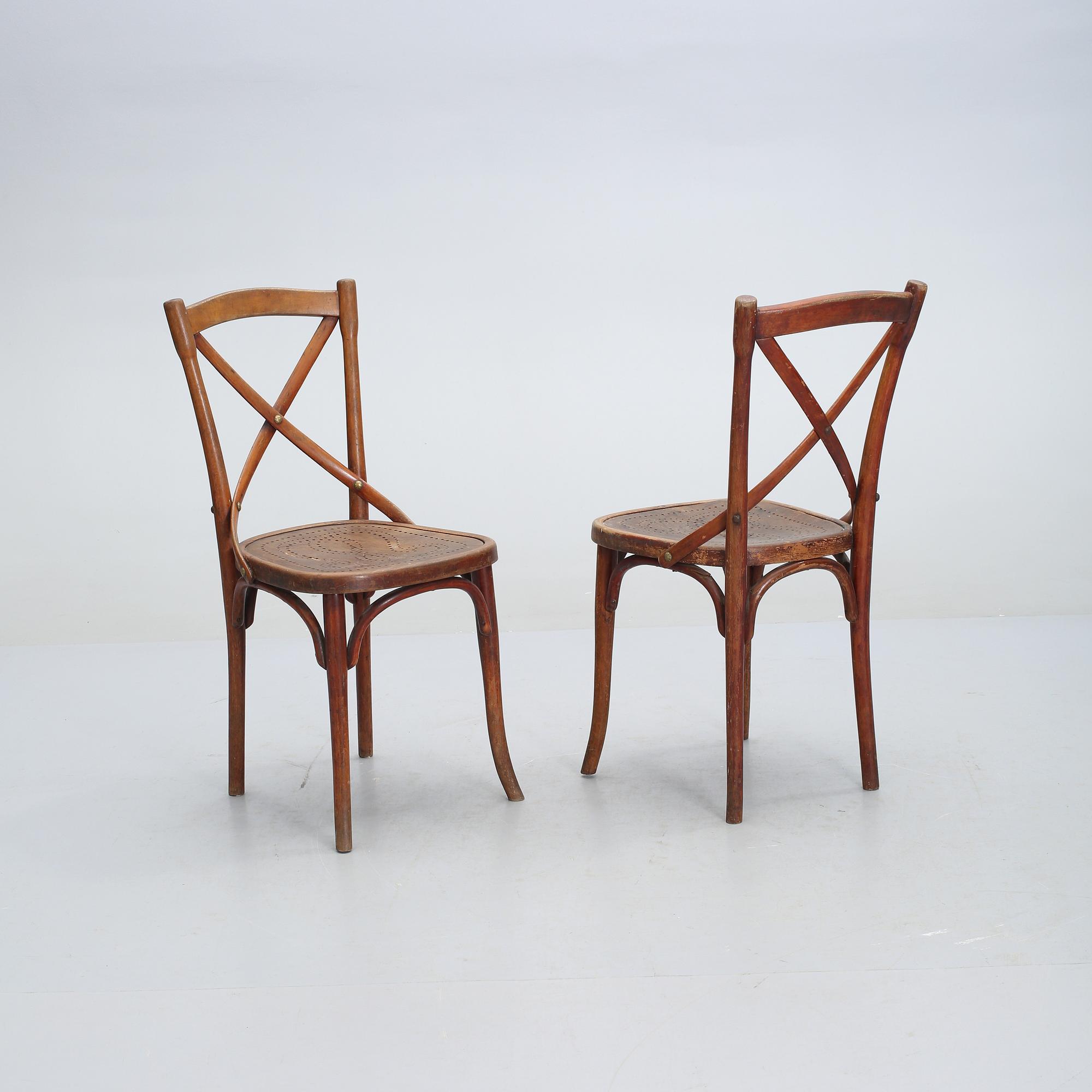 STOLAR, ett par, Thonet, 1888-1922.
