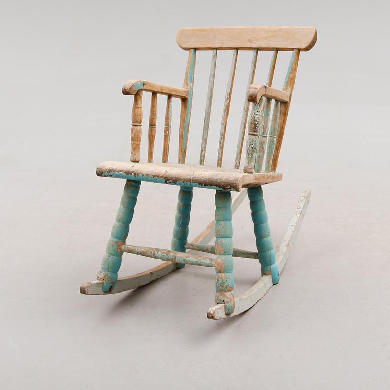 BARNGUNGSTOL, omkring år 1900.