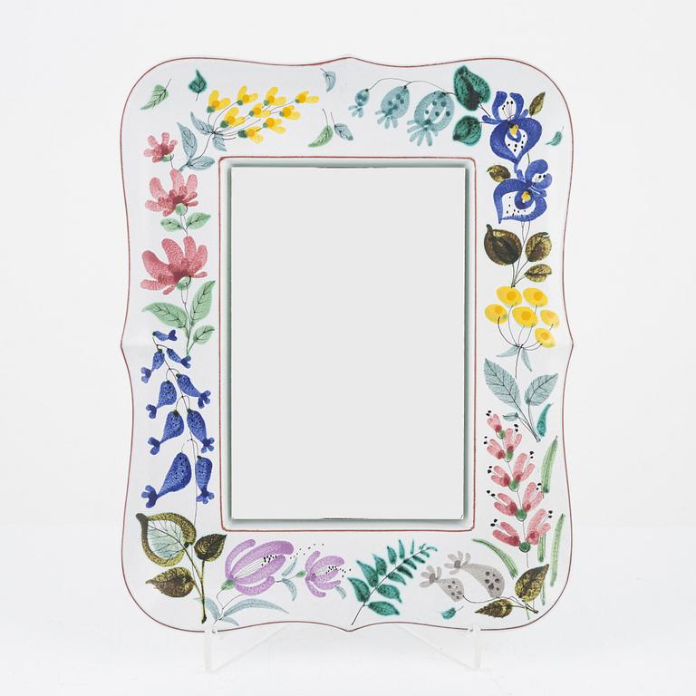 Stig Lindberg, an earthenware mirror, Gustavsberg Studio.