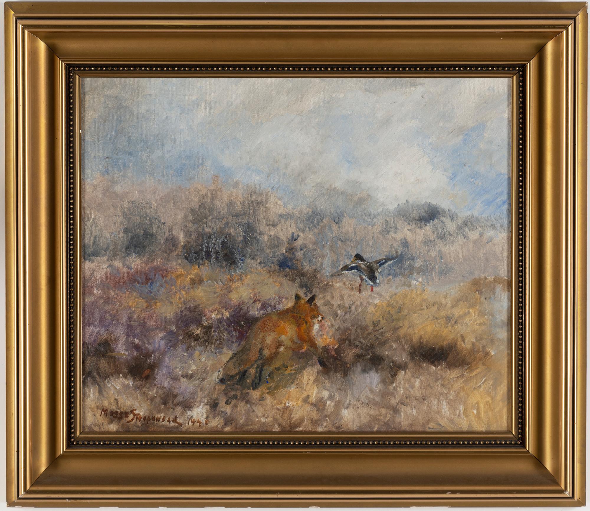 Mosse Stoopendaal, oil on canvas, signed and dated 1940.