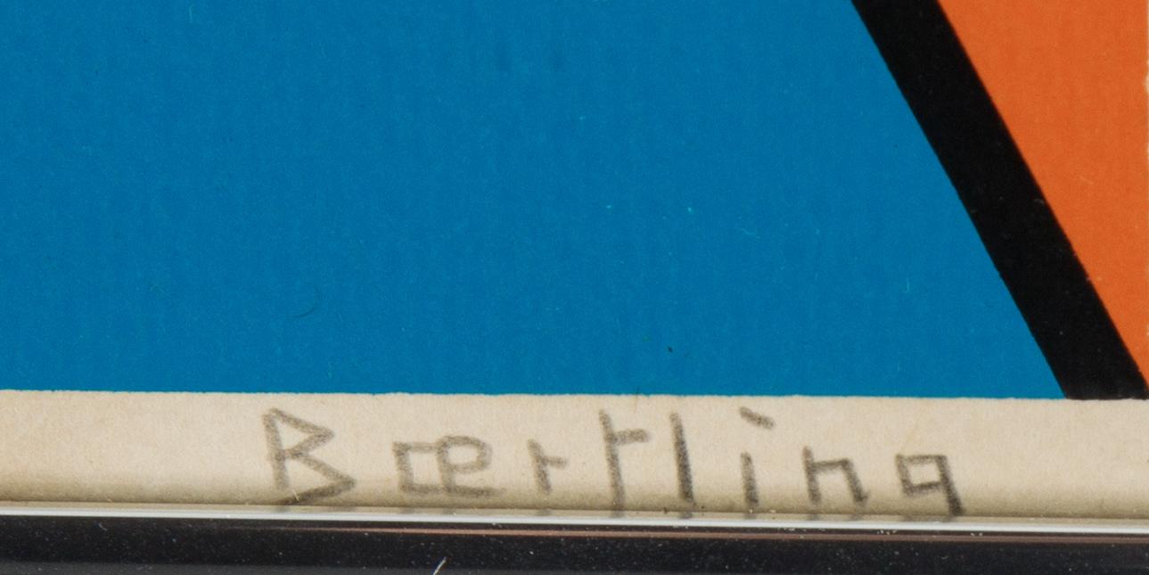 Olle Baertling, färgserigrafi, signerad och numrerad 51/135.