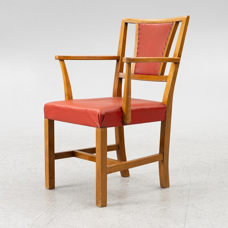 Josef Frank, a model B2163 armchair, Svenskt Tenn.