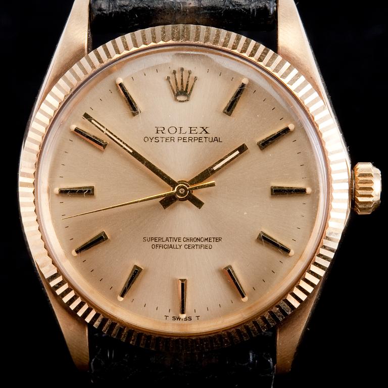 MIESTEN RANNEKELLO, Rolex Oyster Perpetual, Superlative chronometer.