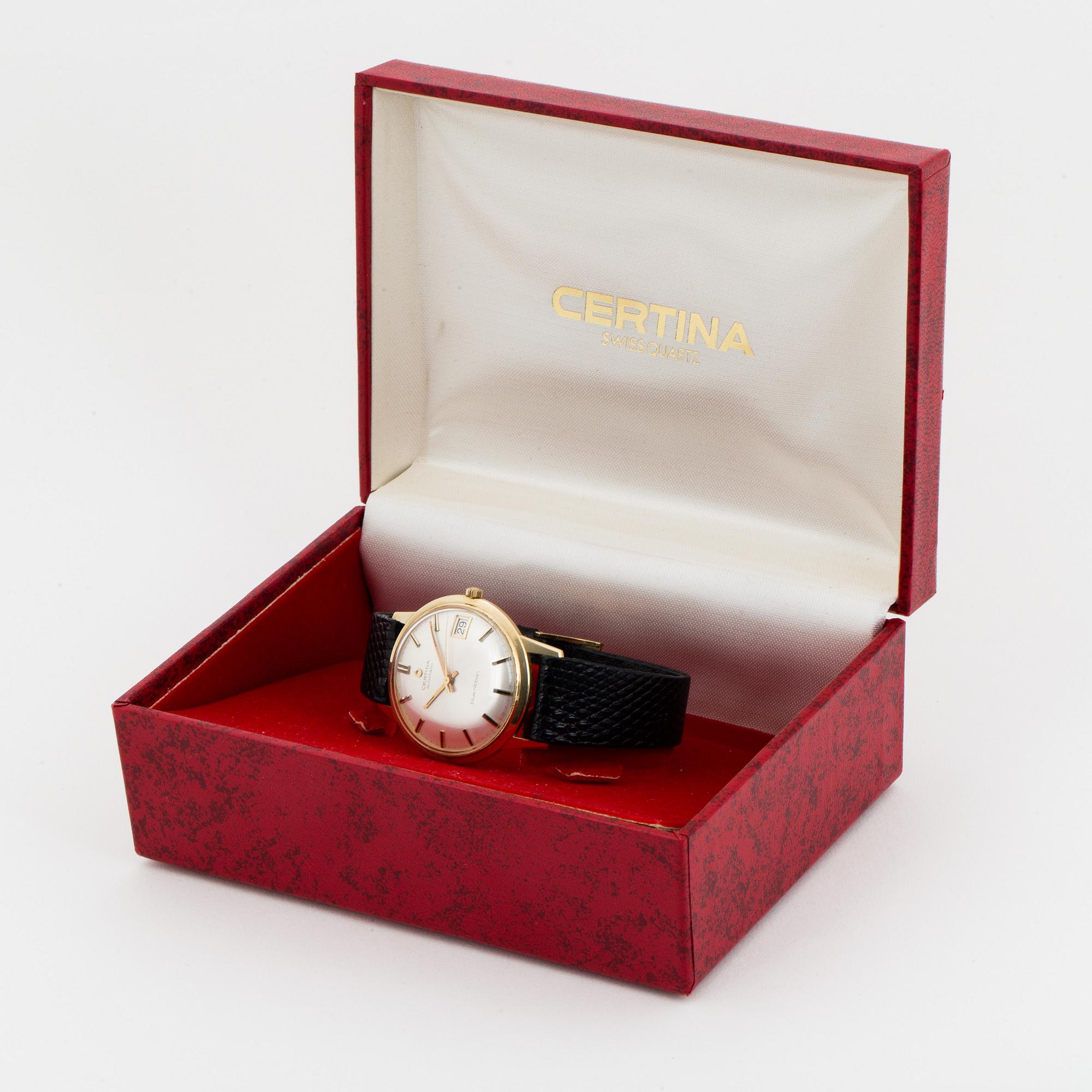 CERTINA, Blue Ribbon, wristwatch, 34 mm.