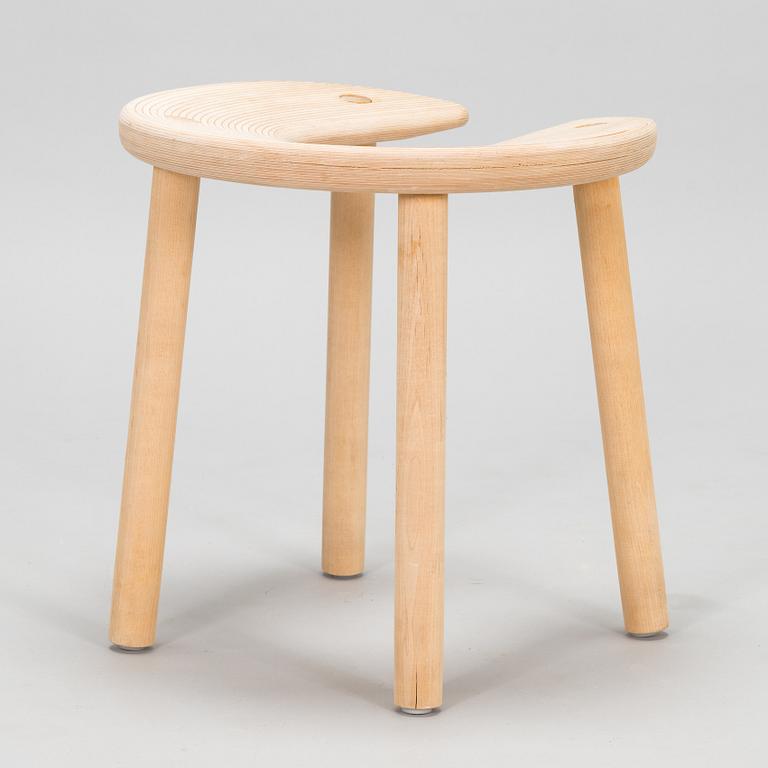 Antti Nurmesniemi, pall, "Sauna Stool", 1950-60-tal.