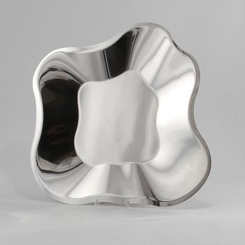 FAT, 2 st, rostfritt stål, "Aalto bowl", Alvar Aalto, Iittala.