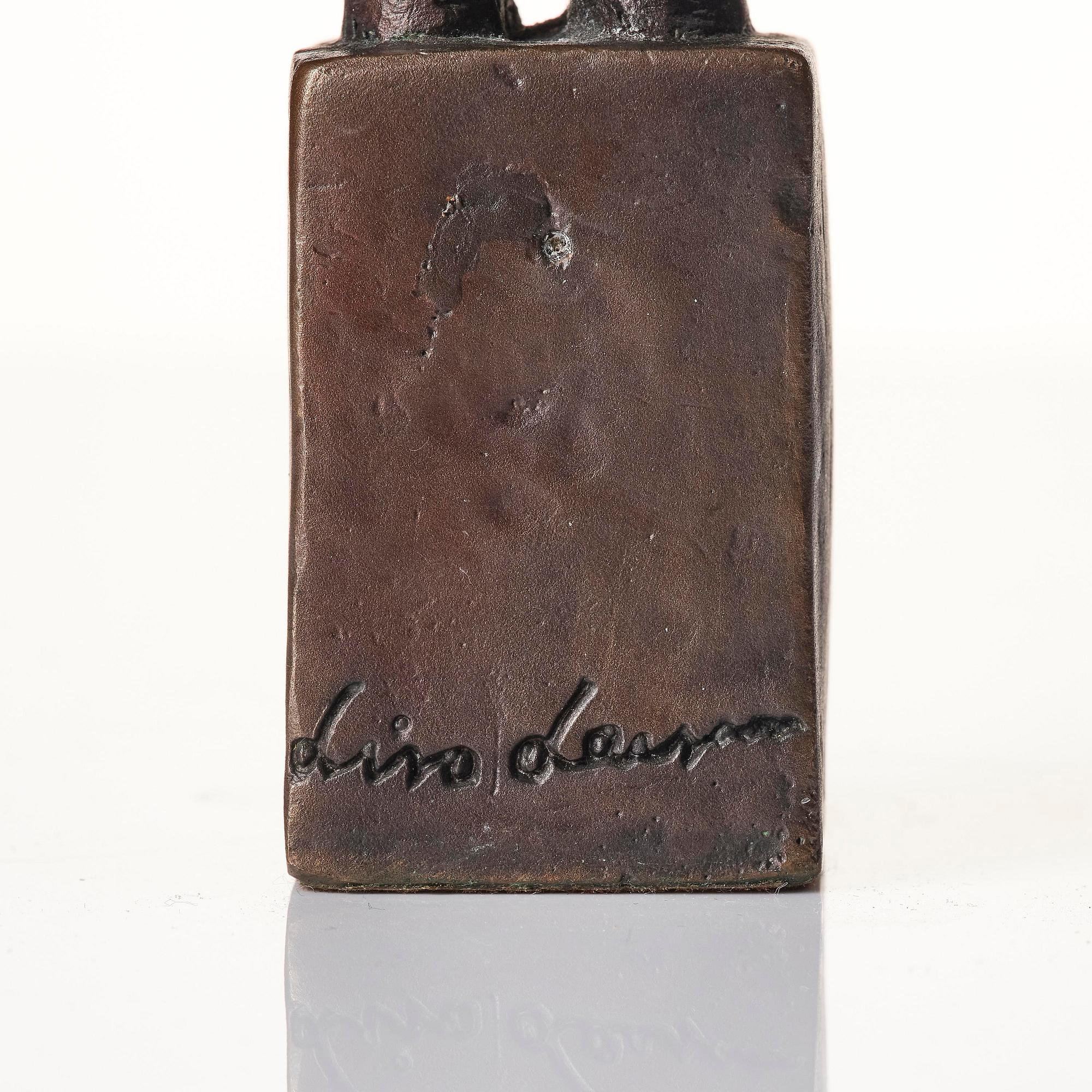 Lisa Larson, skulptur, "Myran", brons, Scandia Present, ca 1978, ed. 411/999.