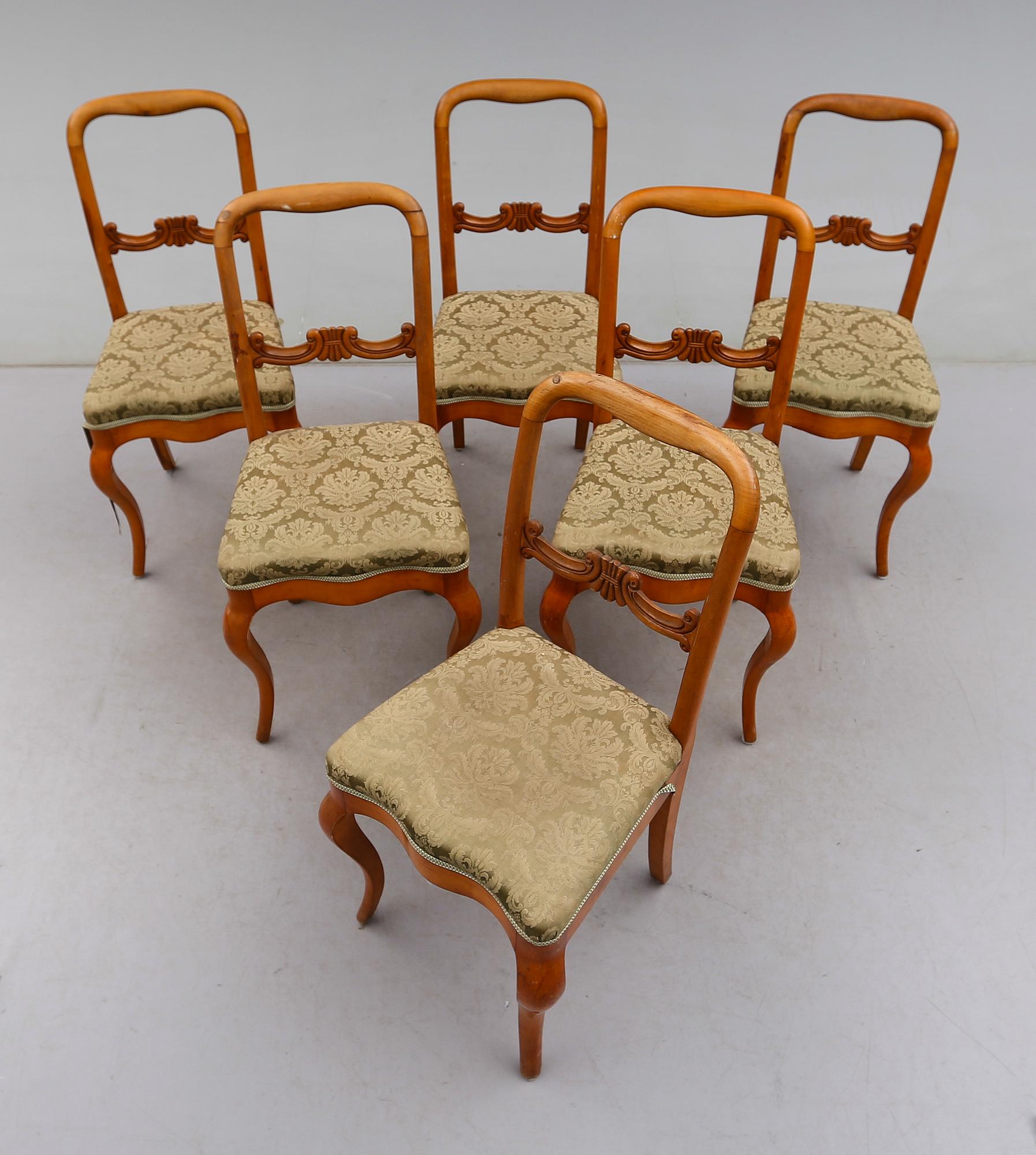 STOLAR, 6 st, 1800-talets andra hälft.