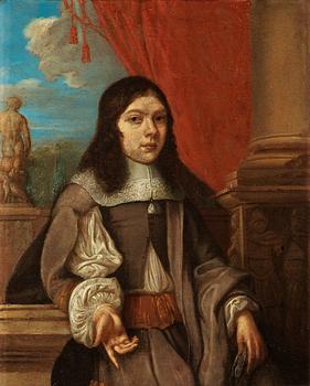877. Karel Dujardin Hans krets, Porträtt av en gentleman.