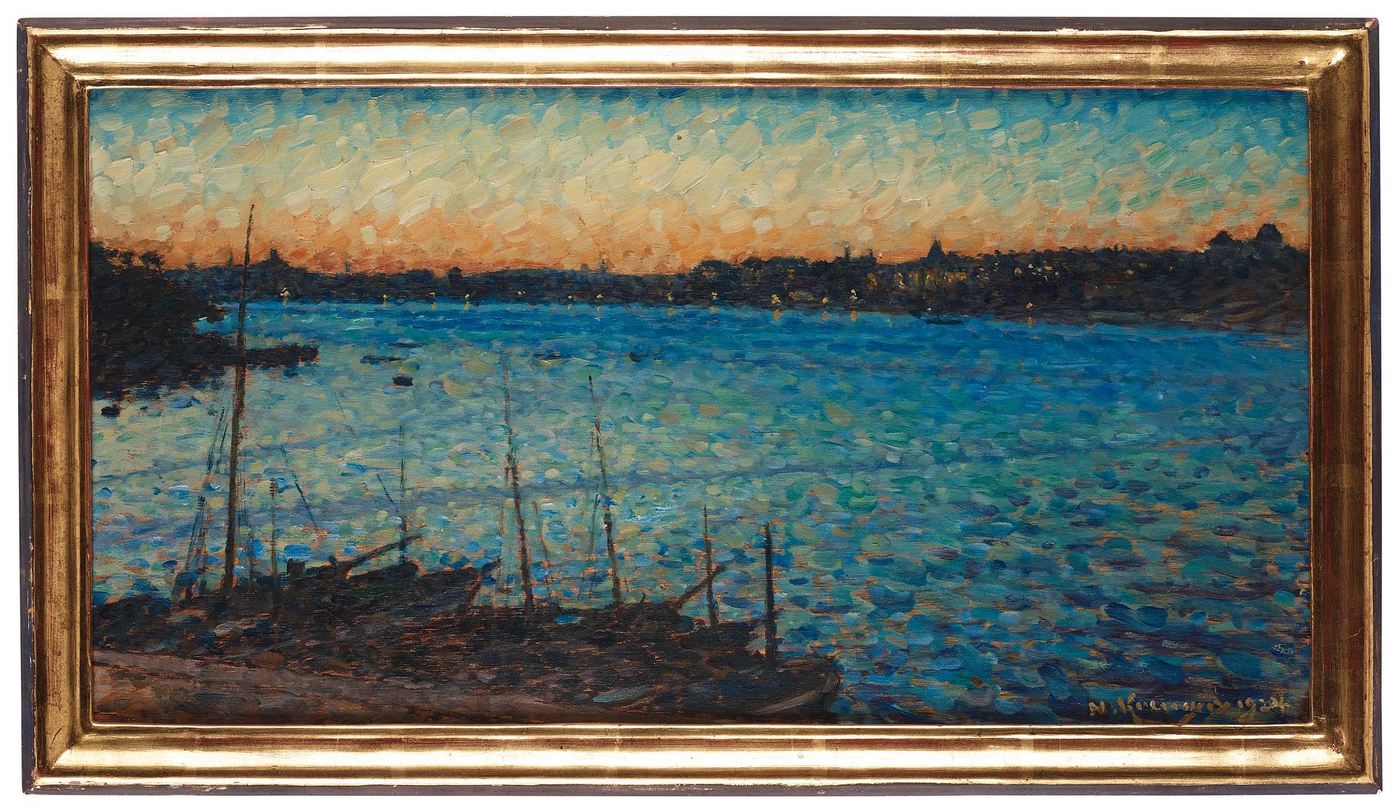 Nils Kreuger, "Septemberafton (Riddarfjärden)".