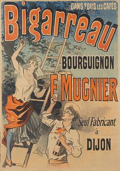 Jules Chéret, a lithographic poster, Chaix, Paris, France, circa 1895.