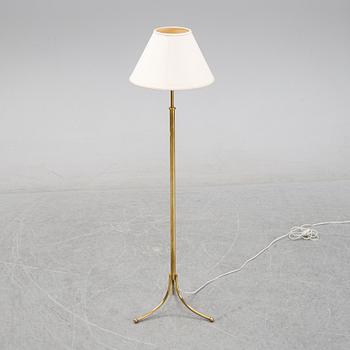 Josef Frank, a model 2326 brass floor light, Firma Svenskt Tenn.