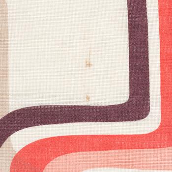 Pierre Cardin, two 'vendôme" curtains for P.Kaufamann, 1960's/70's.