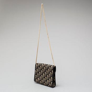 CHRISTIAN DIOR, monogram canvas shoulder bag.