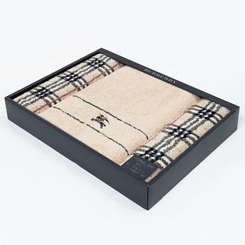 Burberry, handdukar, set om 3 st.