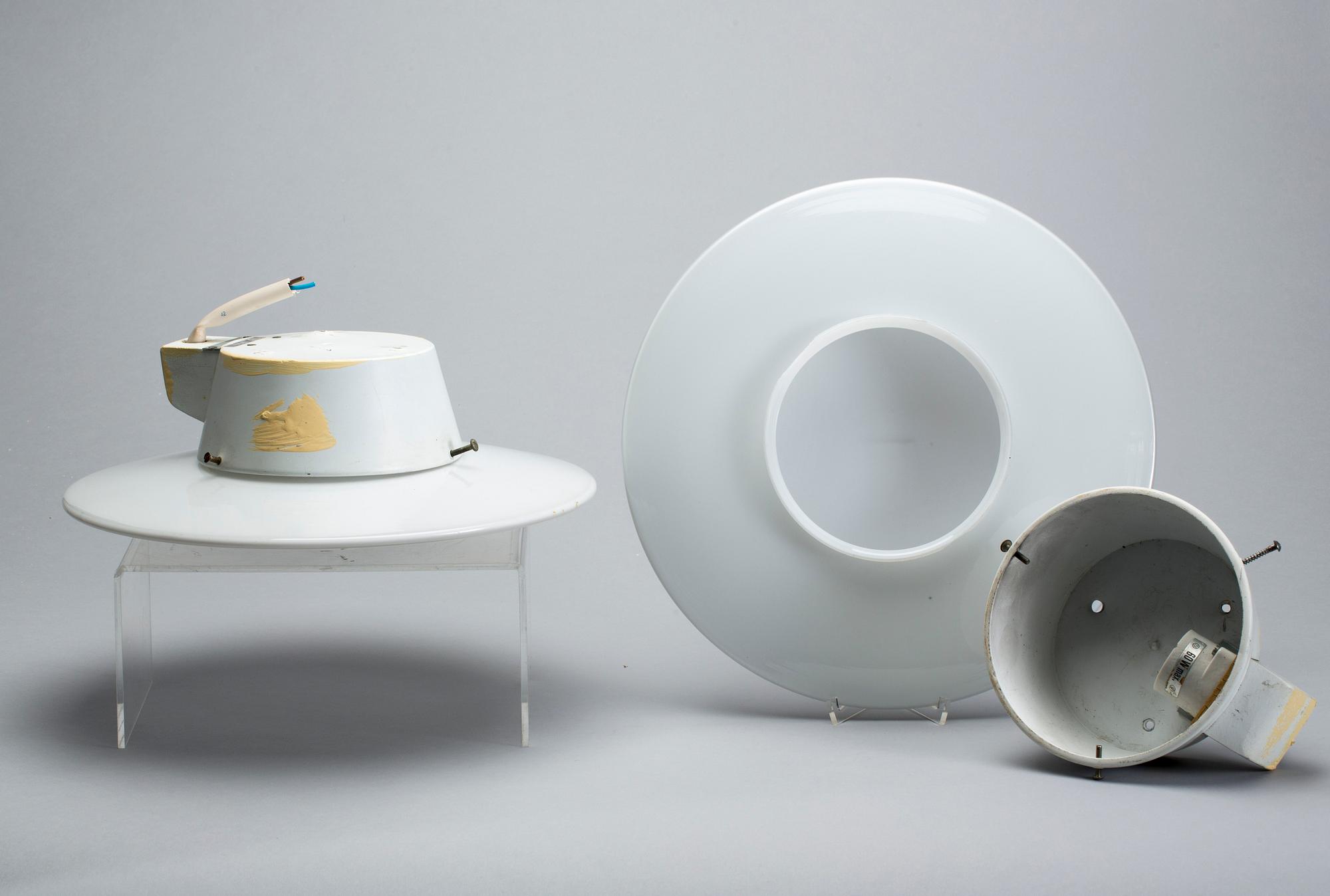 TAKLAMPOR, ett par, "Eclipta Lamp Small", Arne Jacobsen.