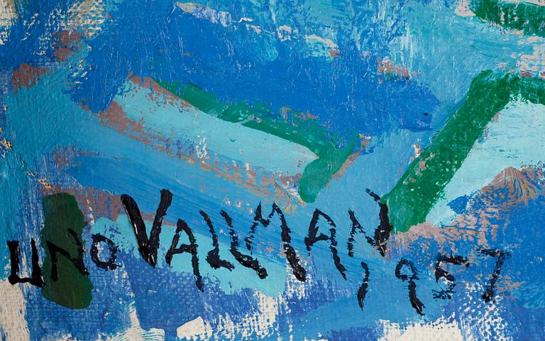 UNO VALLMAN, olja på duk, sign o dat.