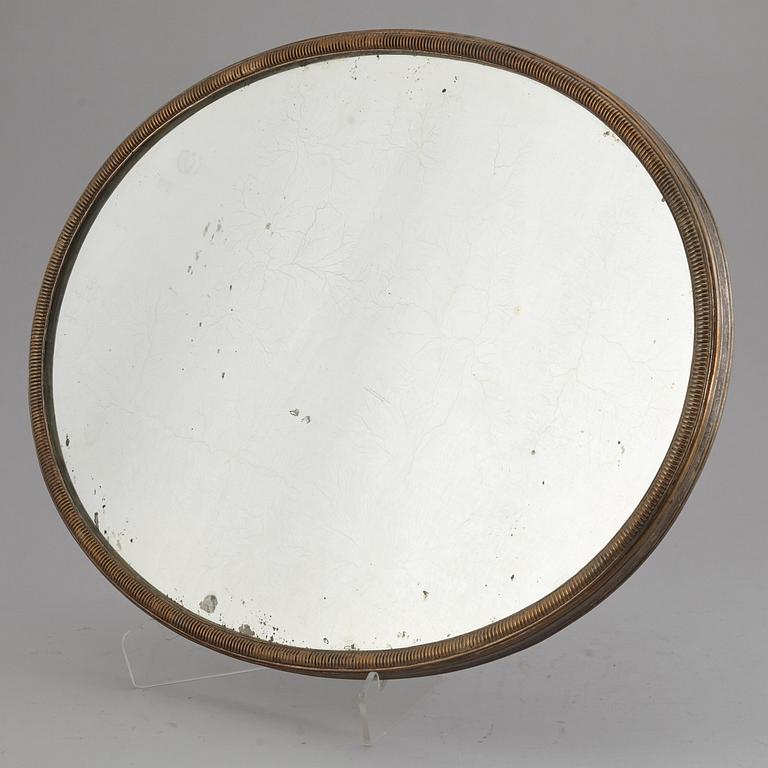 A argent hache table top, England, circa 1900.