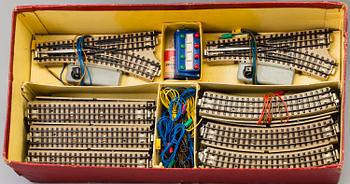 A railway set, Märklin HO, Germany.