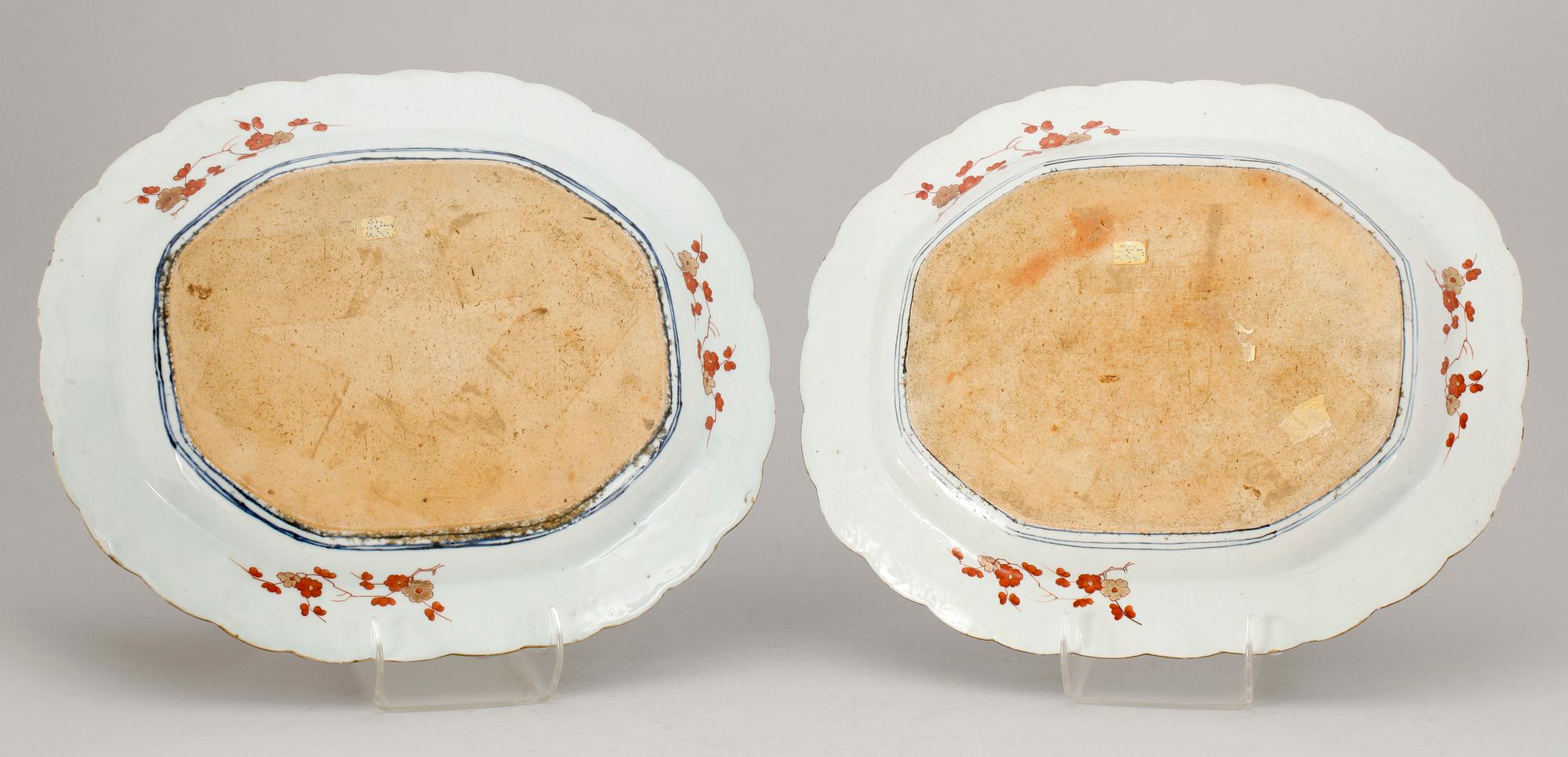 FAT, ett par, porslin, Kina, 1700-tal.