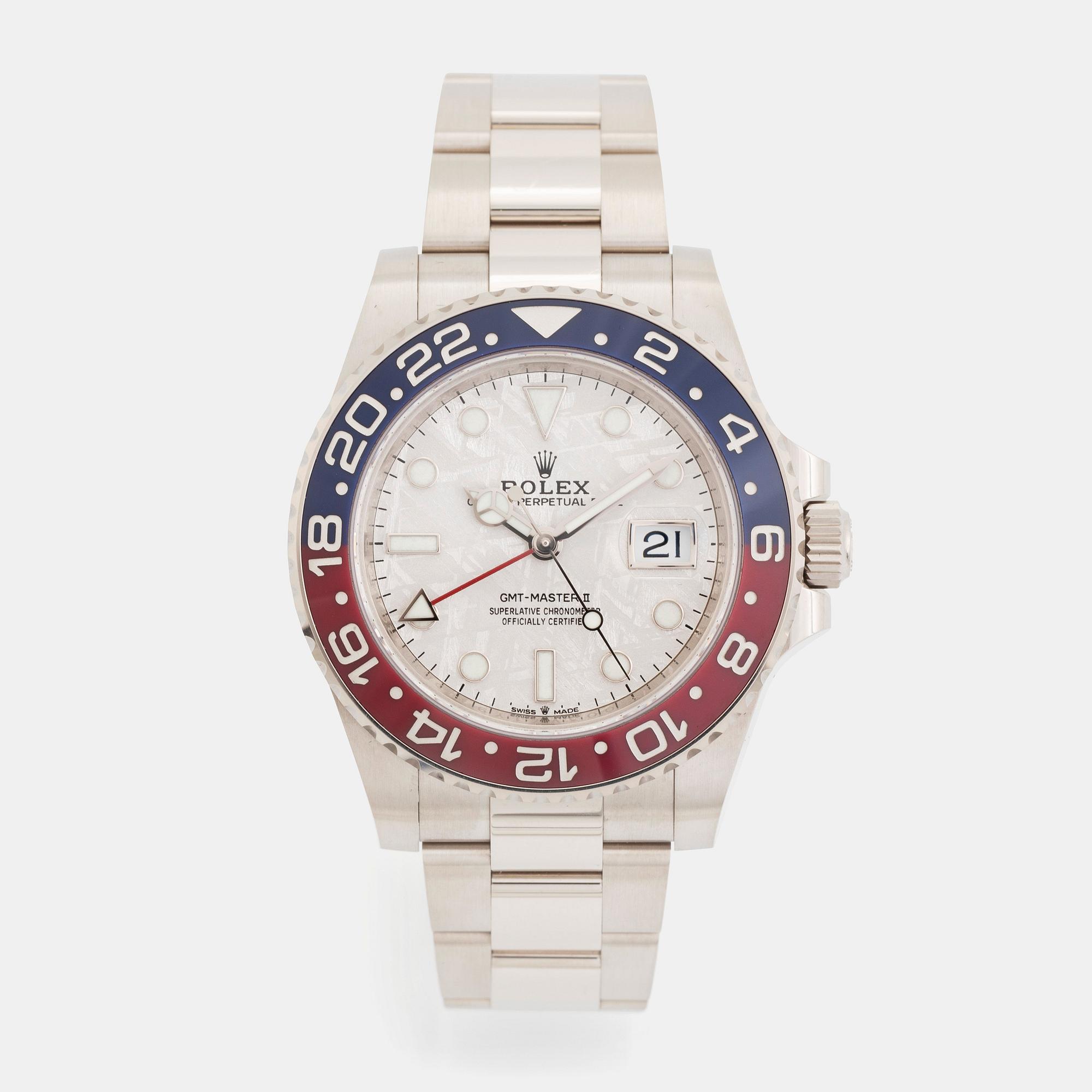 Rolex gmt master ii meteorite dial on sale