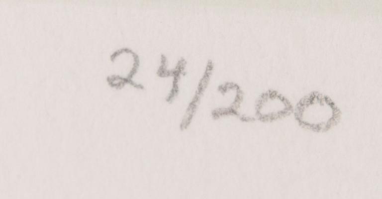 CAROLUS ENCKELL, serigrafi, monogramsignerad CE, daterad -85 och numrerad 24/200.