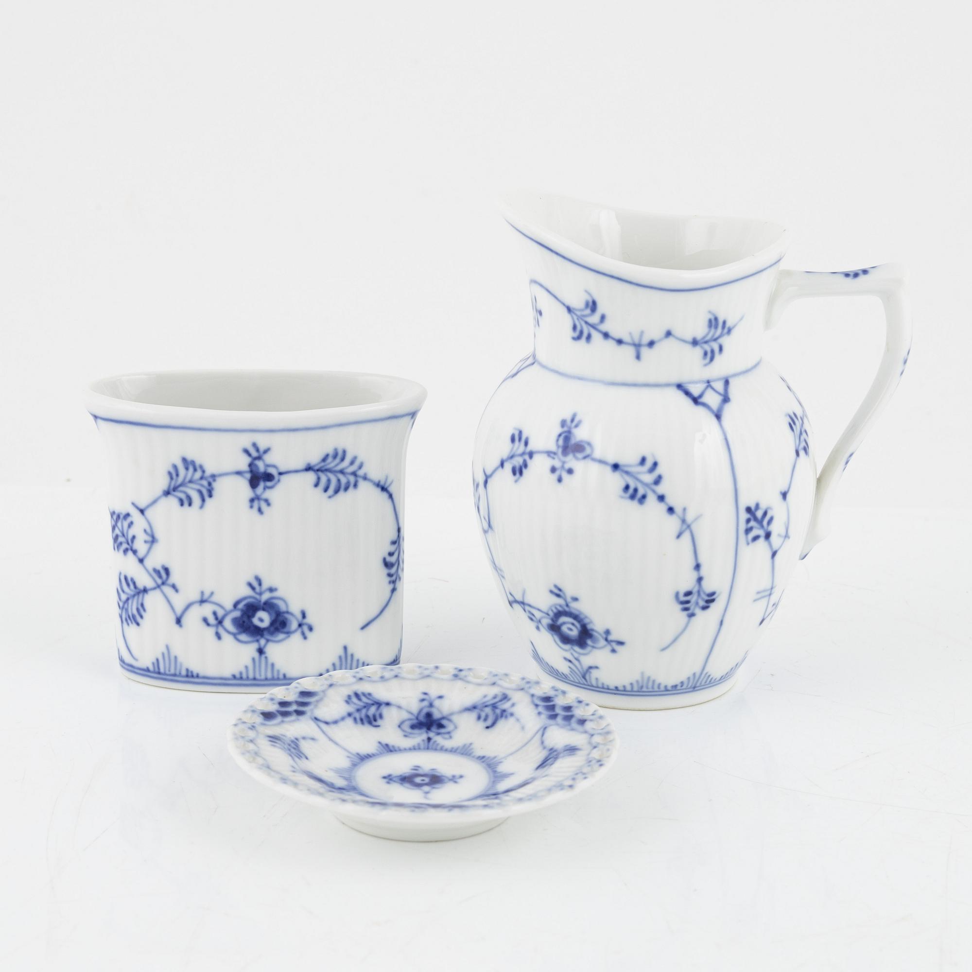 Royal Copenhagen, a 'Musselmalet' porcelain dinner service, Royal Copenhagen, Denmark.