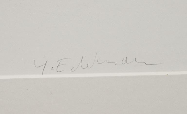 YRJÖ EDELMANN, färglitografi. Signerad och numrerad 86/150.