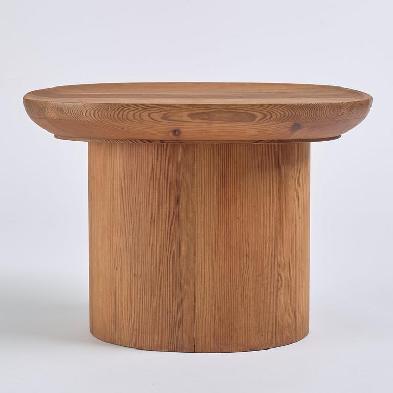 Axel Einar Hjorth, a stained pine 'Utö' table, Nordiska Kompaniet, Sweden 1930s.