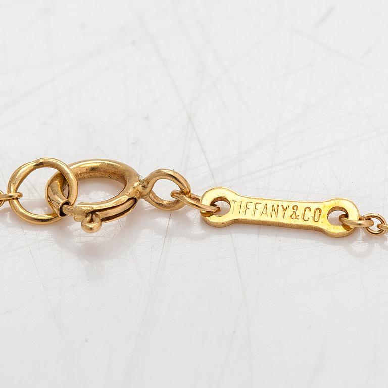 Tiffany & Co, Elsa Peretti, halsband, "Bean", 18K guld.