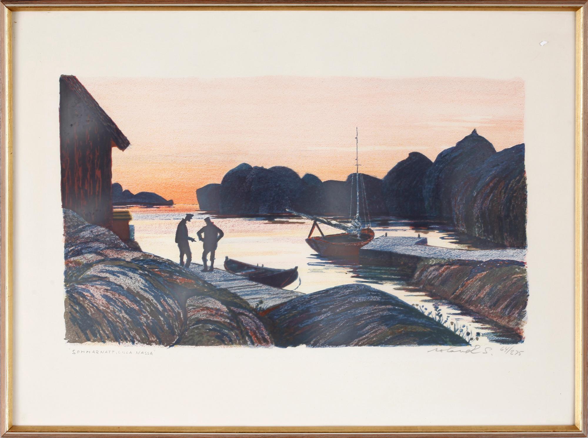 ROLAND SVENSSON, 2st, färglitografier, signerade, p.t resp 64/275.