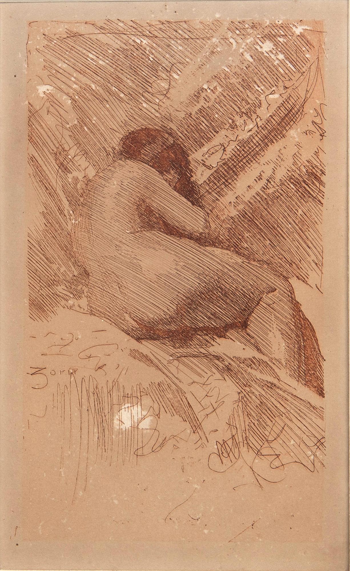 Anders Zorn, Model study.