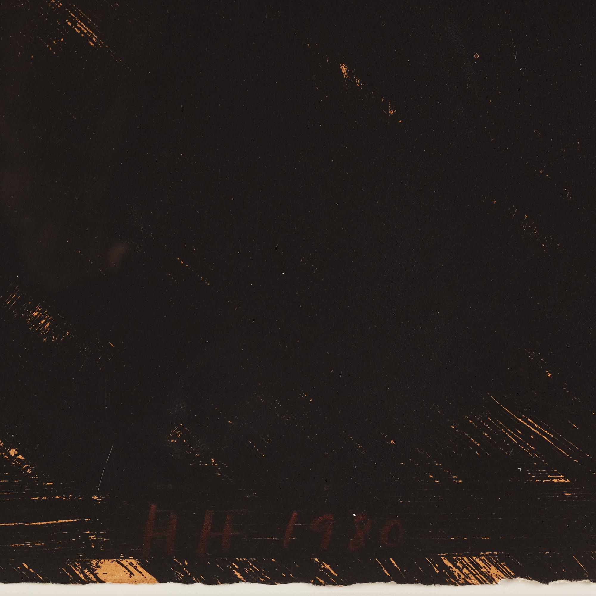 Howard Hodgkin, etsning, 1980. Signerad och daterad.