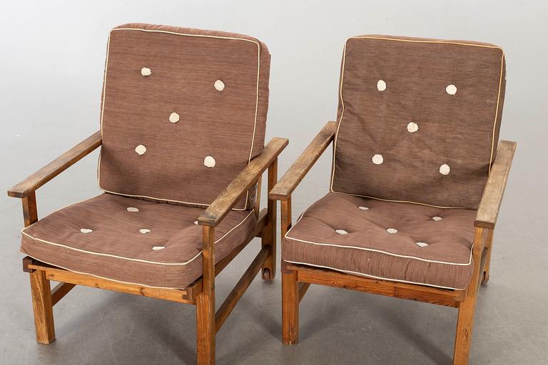 A pair of garden armcahirs, Elsa Stackelberg for Fri Form.