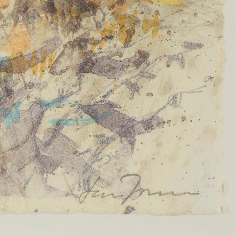 Lars Jonsson, färglitografi, signerad 291/366.