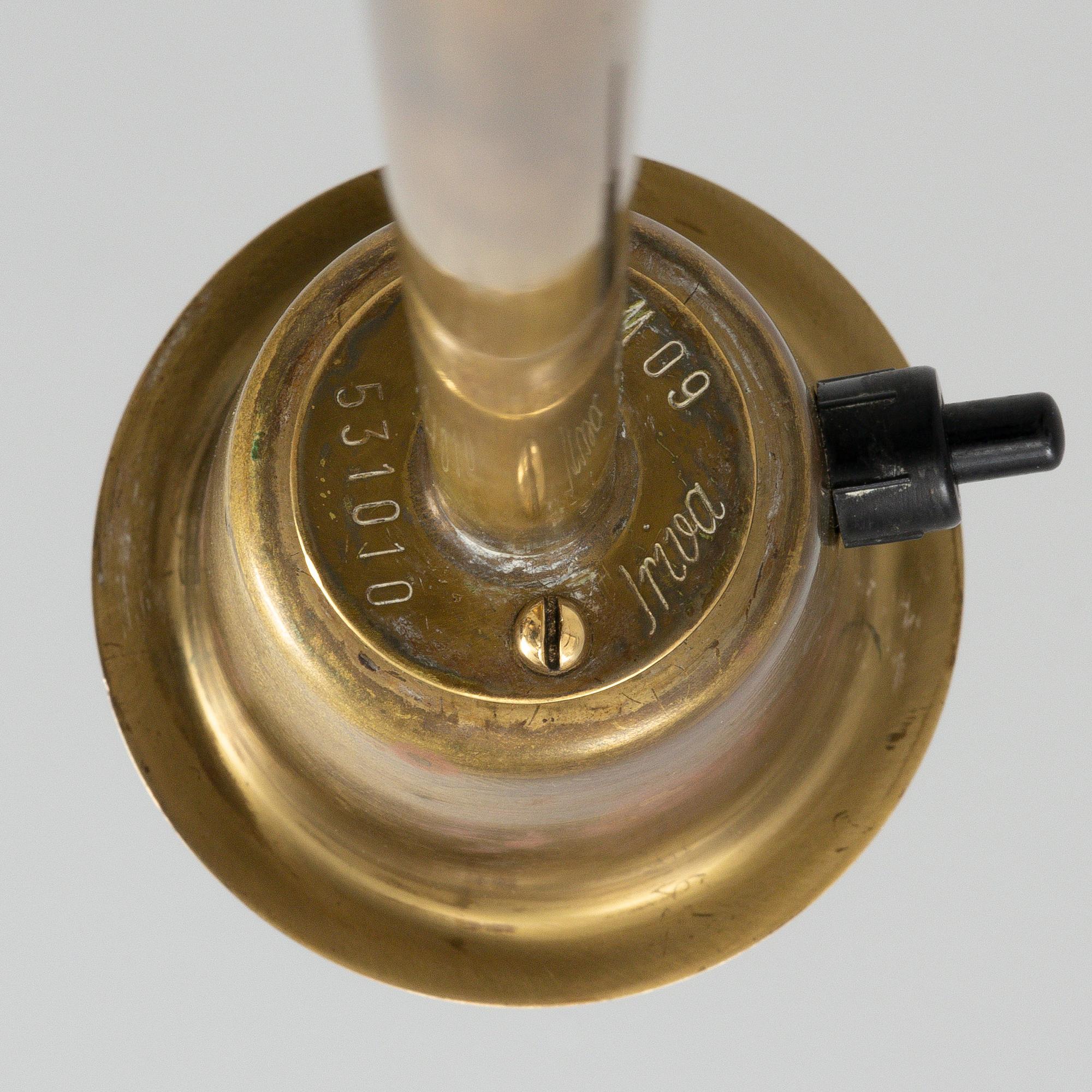 Bertil Brisborg, a model "531-101" floor lamp, The "Triva"-series, Nordiska Kompaniet, Sweden, 1940's/5.