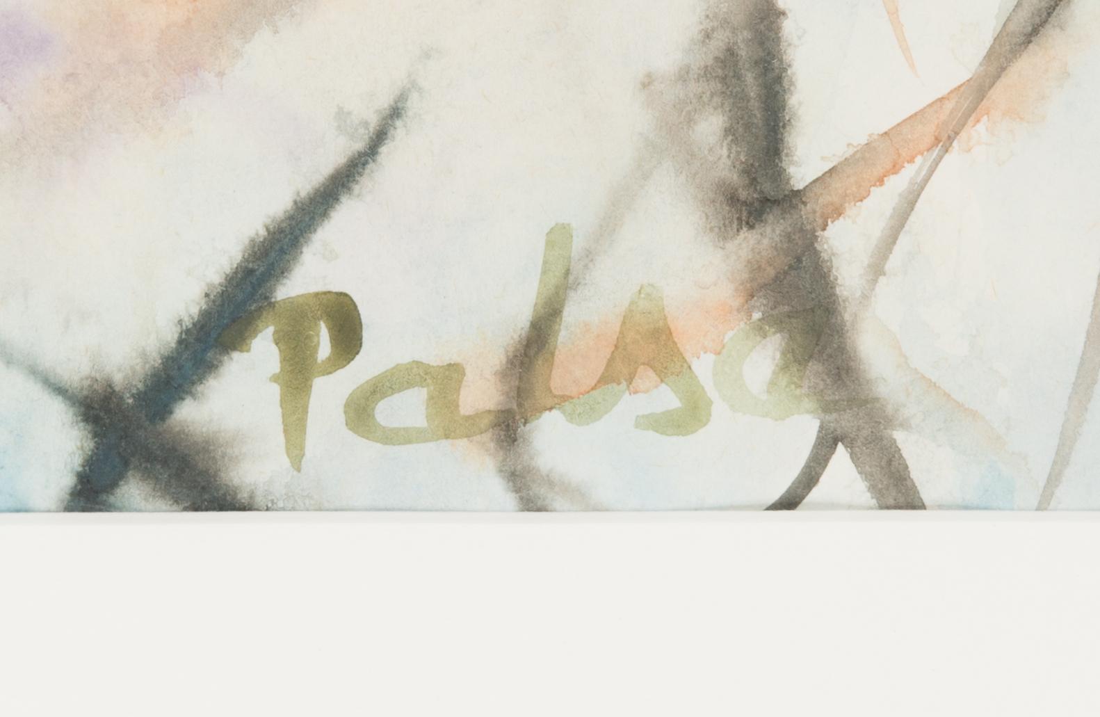 Kalervo Palsa, akvarelli, signeerattu.