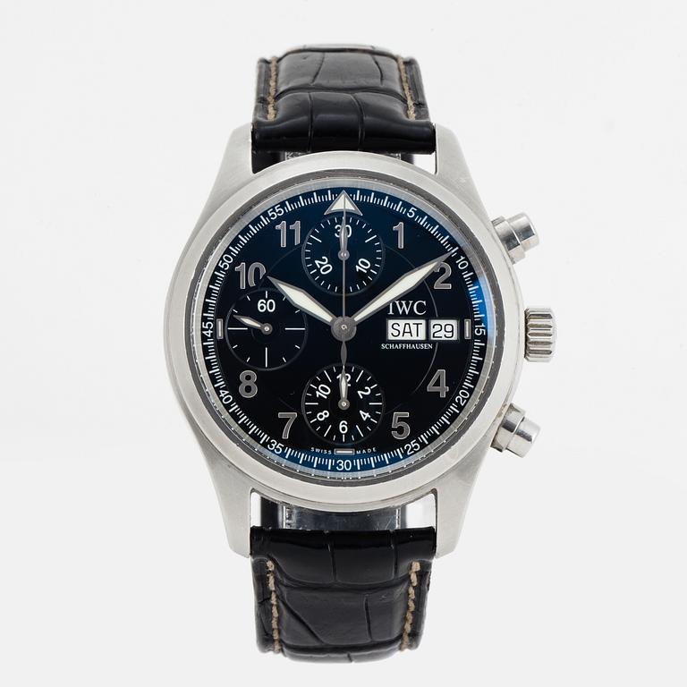 IWC, Spitfire, wristwatch, chronograph, 39 mm.