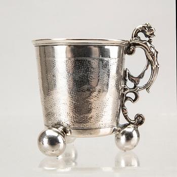 BÄGARE 2 st silver 1700-tal.