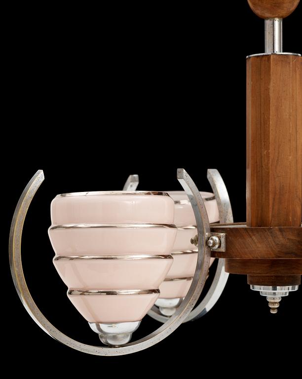 TAKLAMPA, Art Deco, 1930/40-tal. H 70.
