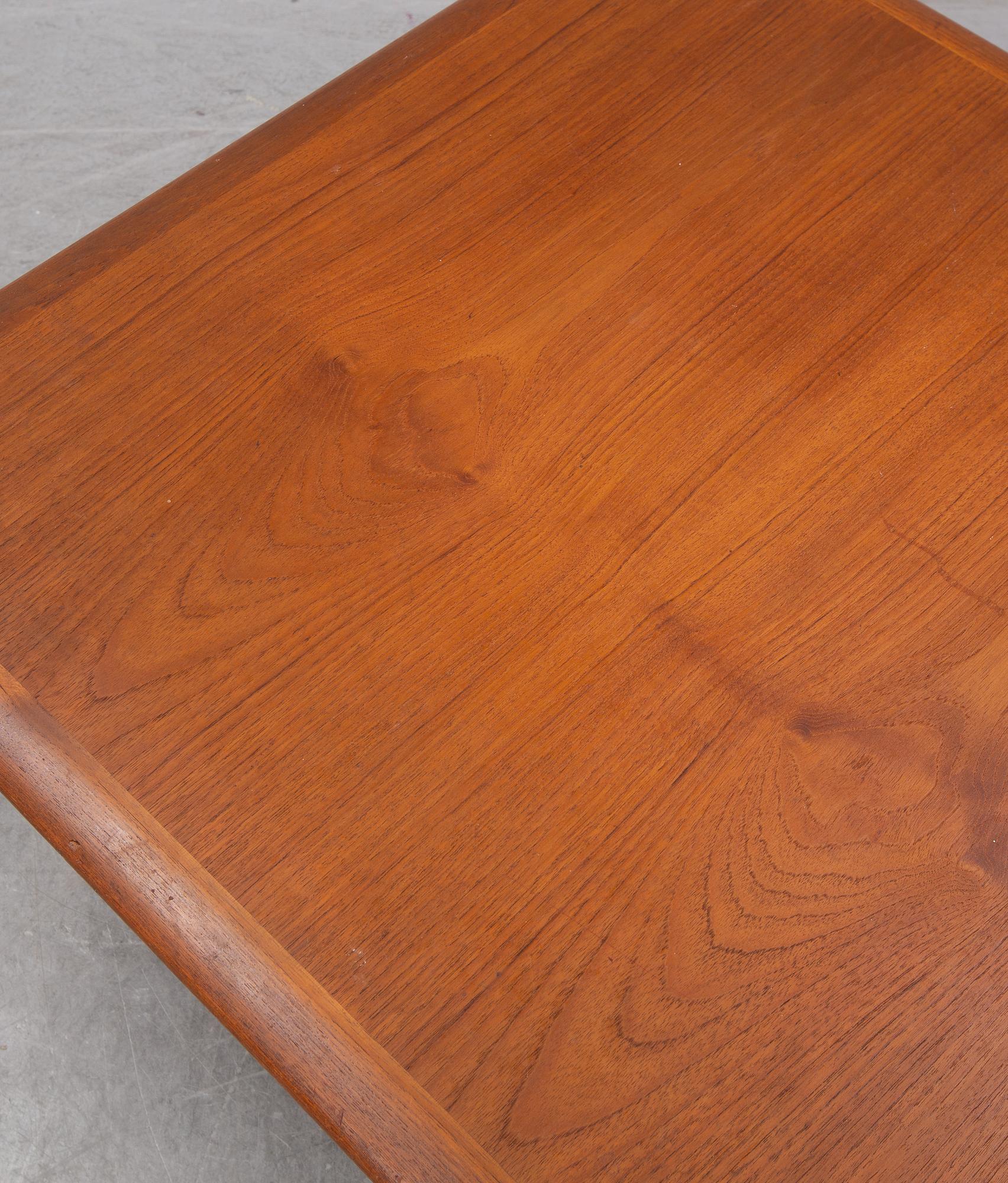 Kurt Østervig, teak veneered coffee table, Jason.