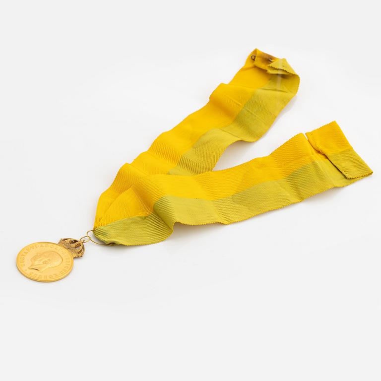 A Swedish gold  medal, 1955.