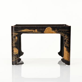 A Japanese lacquer stand, Meiji (1868-1912).
