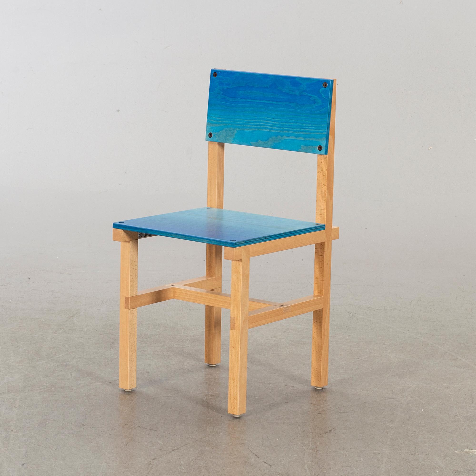 FREDRIK PAULSEN, "Röhsska"Designbaren, chair, Blå Station 2020, Chair 54/102.