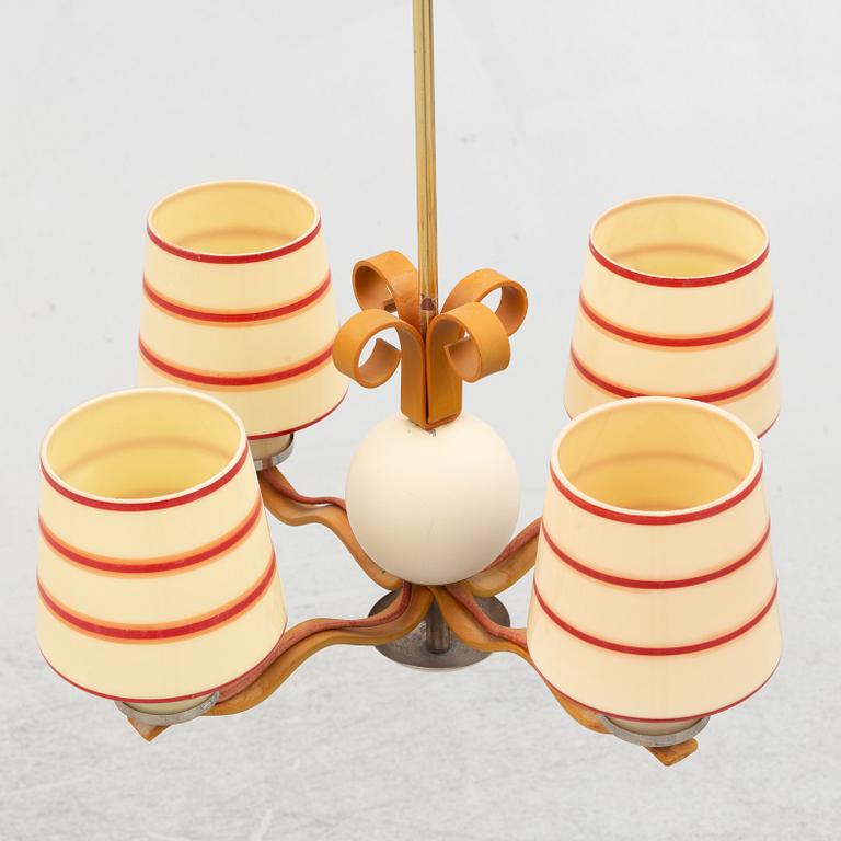 Harald Notini, a ceiling lamp, model "10894", Arvid Böhlmarks Lamp Factory, 1930s-40s.